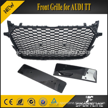 15-16 TTRS Style ABS Black Frame Front Honeycomb Grill for AUDI TT MK3 Typ 8S